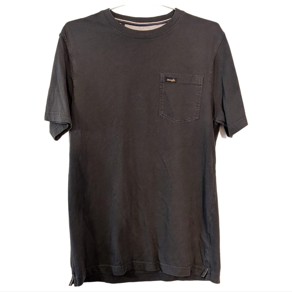 Wrangler Black Short Sleeve Pocket Tee